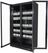 Koelkast 2 Glasdeuren Zwart, Combisteel 7526.0010 3