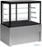 Vitrine toonbank gekoeld | B=100cm, 4 niveaus | zonder reserve | Zwart/GRIJS | Diamond Cb10v-G5/p2 1