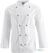 Whites Chicago unisex koksbuis lange mouw wit M | DL710-M