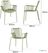 Bolero Melbourne Armstoelen Lichtgroen (4 Stuks) - HZ219 6