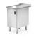 Spoeltafel met Kast - gelast - Diepte: 700 Mm. - HENDI - Profi Line - 600x700x(H)850mm - 813546 2