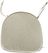 Gevuld kussen ecru voor crossback (bar)Stoel - 46x45x2cm (bxtxh) - 50100cshn - VEBA 50100CSHN 2