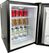 Minibar 40 L | Capaciteit 20 Blikjes | Zwart | Combisteel 7013.2565 5