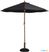 Bolero ronde zwarte parasol 3 meter | CB517