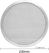 HZ490 Vogue Aluminium Pizzaplaat 40cm 5