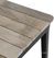 Bolero HZ812 Bistro Eettafel met Lattenblad van Mangohout en Zwarte Poot 650mm 5