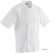 Whites Boston unisex koksbuis korte mouw wit XL | B250-XL 3