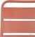 Bolero Terracotta Gelateerde Stalen Zijstoelen (4 Stuks) - CK063 4