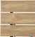 Bolero Perth Bestrating Stijl Vierkante Tafel Houteffect - FU538 4