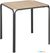 Bolero HZ354 Santorini Vierkante Polywood Tafel 700mm
