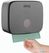 Jantex JB767 papieren handdoekdispenser smal zwart 6