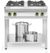 Gasfornuis Kitchen Line 4-Pits Open Standaard, HENDI, Kitchen Line, 19kW, 800x700x(H)900mm - 227589 3