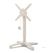 Feros 110151277 X Cross - In hoogte verstelbaar zand tafelonderstel + Tropical Wood HPL Tafelblad 70x70 cm 2