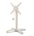 Feros 110151470 X Cross - In hoogte verstelbaar zand tafelonderstel + Riverwashed Wood HPL Tafelblad Ø70 cm 2