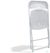 Opklapstoel Budget - Wit/Wit - VEBA 50170 2