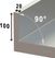 Diamond " Wand " Koelwerkbank, Geforceerd, 3 deuren GN 1/1, 405 liter - TG3N/HA-R2 3