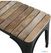 Bolero HZ816 Bistro Bank met Latten van Mangohout Zwart 850 mm (2 stuks) 2