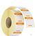 HENDI 850633 Voedselveiligheidsstickers, multifunctioneel, eenvoudig verwijderbaar , , Zaterdag, Oranje, 1000 st., 25x25mm