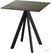 Infinity Terrastafel Zwart Frame + Midnight Marble HPL 70x70 cm - Essentials 120011677