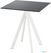 Infinity Terrastafel Wit Frame + Zwart HPL 70x70 cm - Essentials 120021077