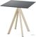 Infinity Terrastafel Zand Frame + Zwart HPL 70x70 cm - Essentials 120031077