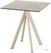 Infinity Terrastafel Zand Frame + Moonstone HPL 70x70 cm - Essentials 120031377