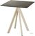 Infinity Terrastafel Zand Frame + Midnight Marble HPL 70x70 cm - Essentials 120031677