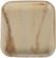 Fiesta Compostable Fiesta Composteerbare Palmblad Borden Vierkant 200mm (Pakket van 100) - HT872
