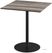 Urban Terrastafel Zwart Frame + Tropical Wood HPL 70x70 cm - Essentials 130011277