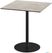 Urban Terrastafel Zwart Frame + Moonstone HPL 70x70 cm - Essentials 130011377