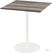 Urban Terrastafel Wit Frame + Tropical Wood HPL 70x70 cm - Essentials 130021277