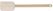 Hendi Pannenlikker 55x90x250 mm met rubber blad |658604 4