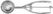 Hendi Portioneerlepel 48 mm 1/36 rvs Kitchen Line | 572610 5