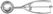 Hendi Portioneerlepel 48 mm 1/36 rvs Kitchen Line | 572610 6