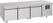 Koelwerkbank | 60cm hoog | 3 Deuren | Geforceerd | Pro Line | Combisteel | 7489.5080 1