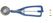 Hendi ijsbol Portioneerlepel Steckel PA greep 1/30 | 755372 1