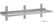 Gastro M RVS wandplank zonder steunen 160x40cm | GN187 4