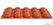 Siliconen bakvorm | 15 halve bollen | Pavoni Italia | N936 5