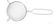 Hendi Passeerzeef vertind 160x320 mm met draadgreep | diameter 16cm | 635155 3