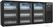Combisteel 7503.0010 BARKOELER ZWART 3 GLASDEUREN