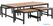 Bolero Lage Salontafel van Staal en Acacia 1200x800 Mm - DK903 4