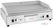 JE876 Buffalo Dubbele zone verchroomde grillplaat 790mm