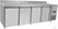 Arktic 238165 Koelwerkbank, 4 deuren, , Profi Line, 450L, 230V/400W, 700x2230x(H)839mm