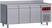 Diamond DT178/P9H-D Geventileerde koelwerkbank met "achterwand", 3 deuren GN 1/1, 405 liter