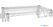 Draad Wandplank | 61cm | Vogue | U200 3