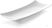 Hendi Bord rechthoek Bark 352x146x40 mm wit porselein |785553 1