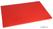 Hygiplas antibacteriële LDPE snijplank rood 450x300x10mm | HC859