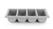 Hendi Bestekbak 4 vaks grijs GN 1/1 100 mm PP | 552308 1