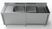 700 Spoeltafel Schuifdeuren 2 Midden 2000, combisteel 7333.0920 2