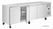 Polar UA107 U-Series vierdeurs slanke koelwerkbank 4